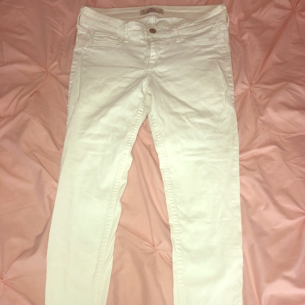 Hollister white jeans